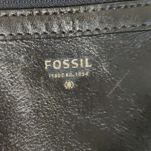 Fossil Black Leather Accessory - Picture 7 of 16